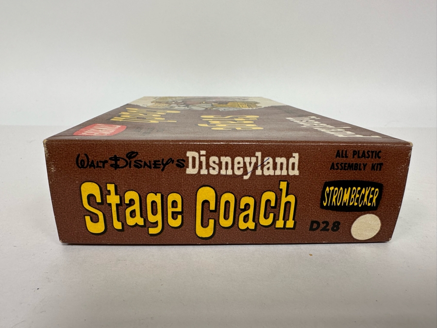 Walt Disney's Disneyland Stage Coach Plastic Model Kit By Strombecker With Box 10.5W [Photo 5]