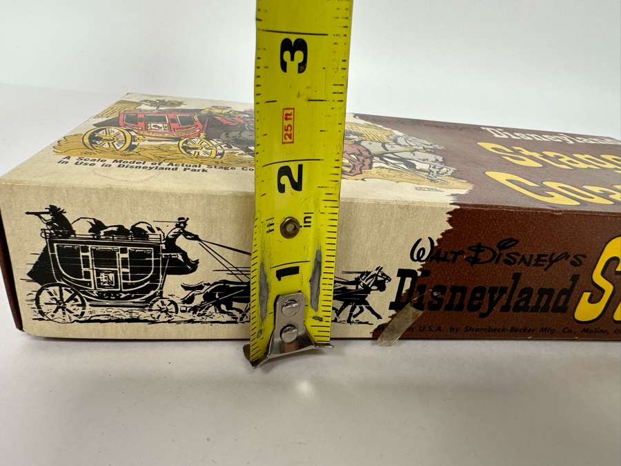 Walt Disney's Disneyland Stage Coach Plastic Model Kit By Strombecker With Box 10.5W [Photo 16]
