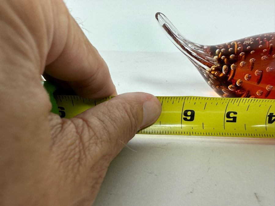 Vintage Granna Glas Art Glass Swan Sweden 6.5W X 7H [Photo 10]