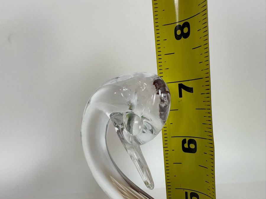 Vintage Granna Glas Art Glass Swan Sweden 6.5W X 7H [Photo 11]