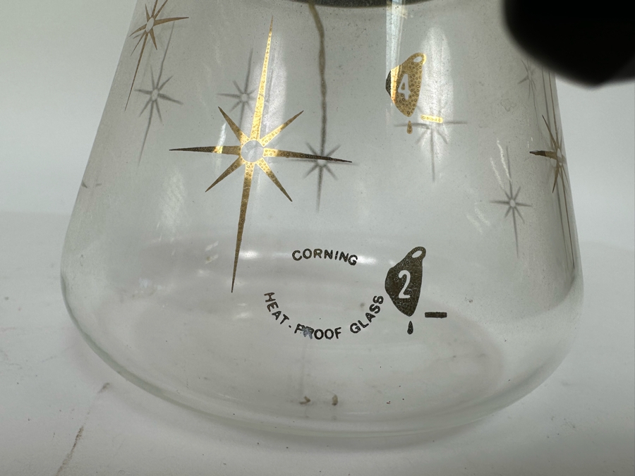 Mid-Century Modern Corning Glass Coffee Carafe 7H [Photo 6]