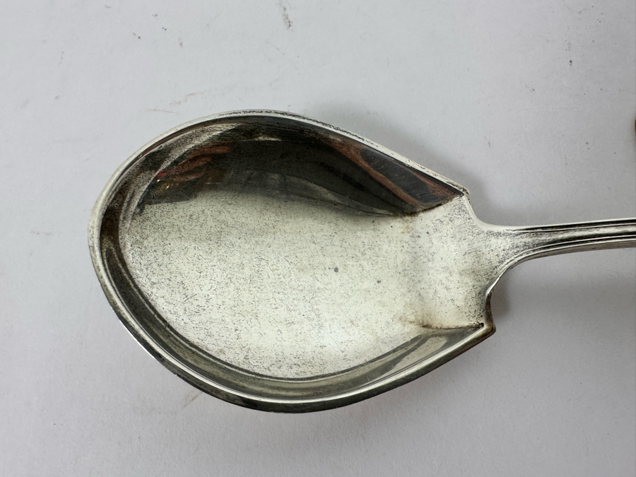 Antique Sterling Silver Serving Spoon 54g $40 Silver Melt Value [Photo 3]