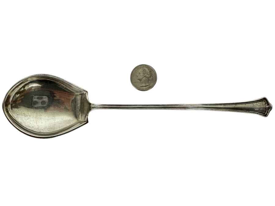 Antique Sterling Silver Serving Spoon 54g $40 Silver Melt Value [Photo 1]