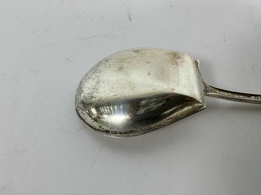 Antique Sterling Silver Serving Spoon 54g $40 Silver Melt Value [Photo 5]