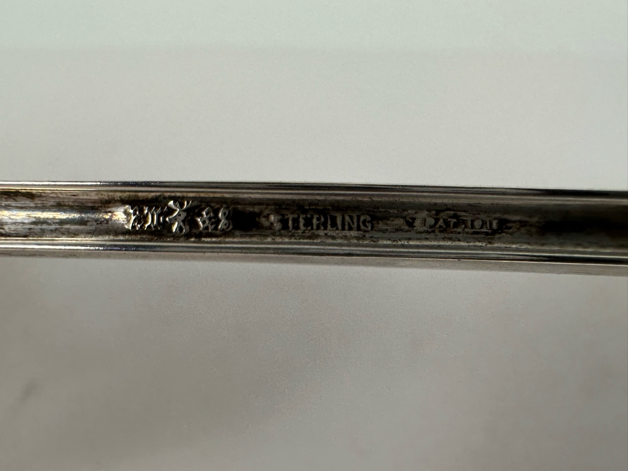 Antique Sterling Silver Serving Spoon 54g $40 Silver Melt Value [Photo 6]