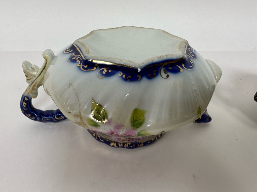 Hand Painted Teapot With Sugar Bowl [Photo 12]