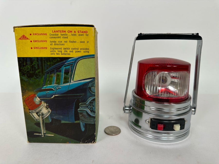 Vintage Reflexcope Deluxe Beam And Blinker Lantern With Box [Photo 3]