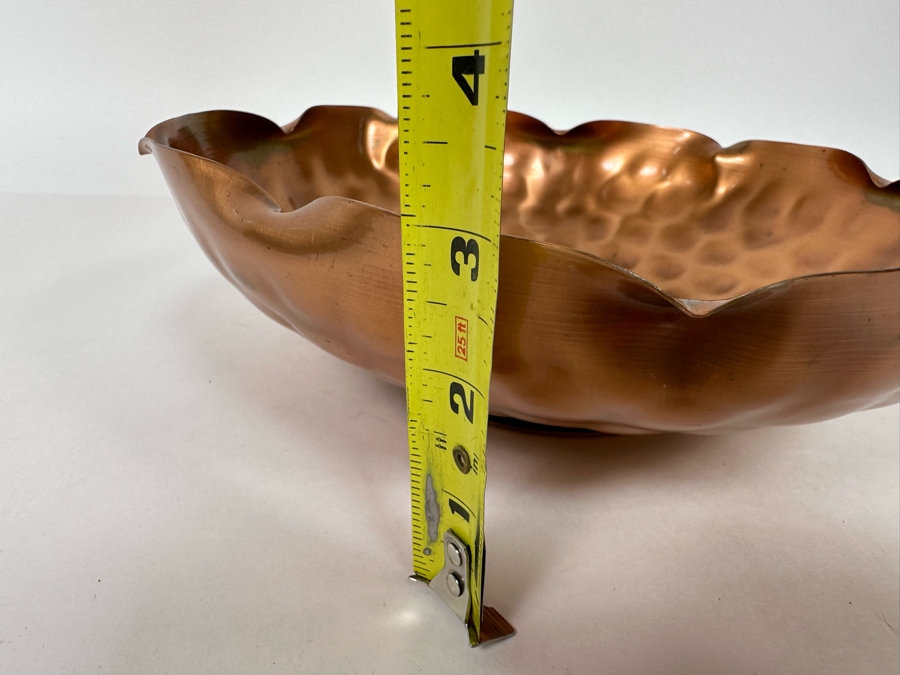 Vintage Gregorian Copper Footed Bowl 10.5W X 3H [Photo 9]