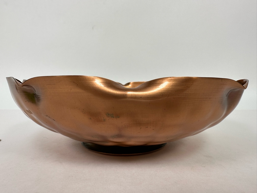 Vintage Gregorian Copper Footed Bowl 10.5W X 3H [Photo 5]