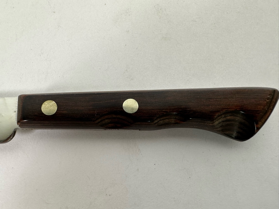 Ekco Flint Steakster Stainless Vanadium Steak Knives With Rosewood Handles And Wall Mounted Display Case 5.5W X 10H [Photo 7]