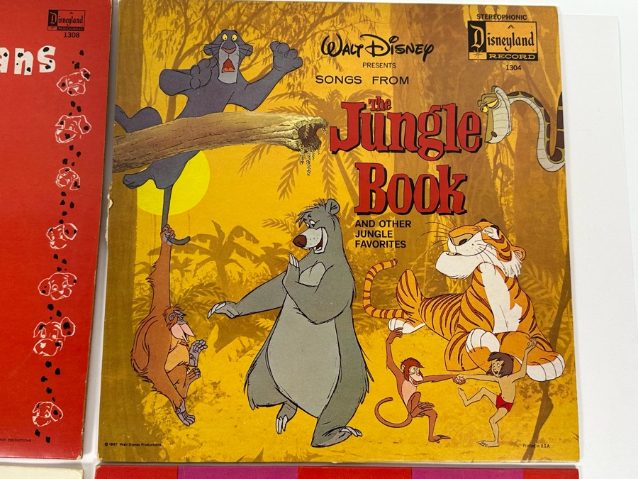 Four Vintage Walt Disney Disneyland Records [Photo 4]