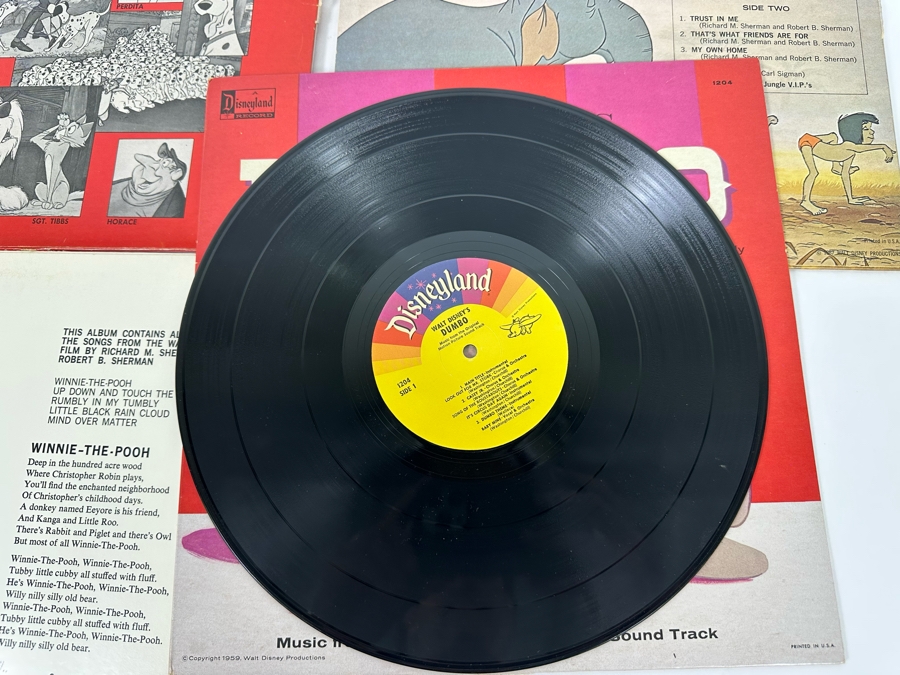 Four Vintage Walt Disney Disneyland Records [Photo 9]