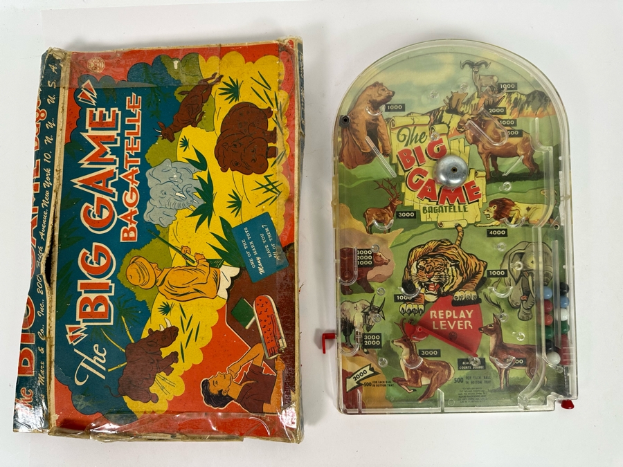 Vintage Marx Toys The Big Game Bagatelle Game 10 X 16 [Photo 3]