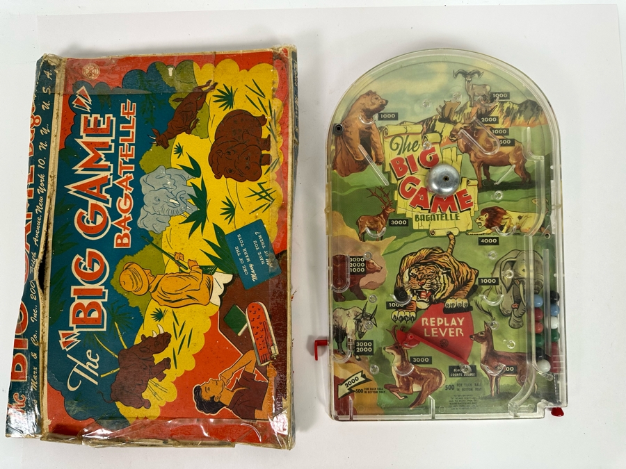 Vintage Marx Toys The Big Game Bagatelle Game 10 X 16 [Photo 4]