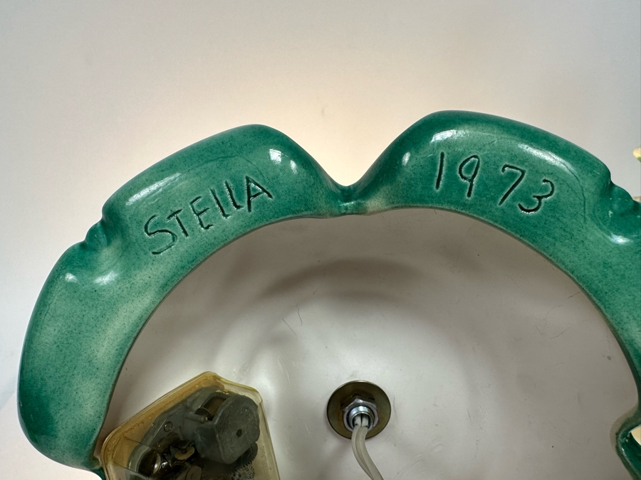 Vintage 1973 Stella Ceramic Christmas Tree Light 14W X 22H [Photo 7]