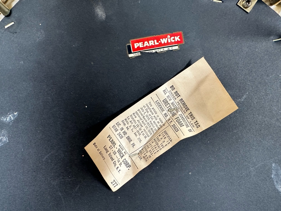 Mid-Century Pearl-Wick Vanity Chair 14.5W X 26H [Photo 6]