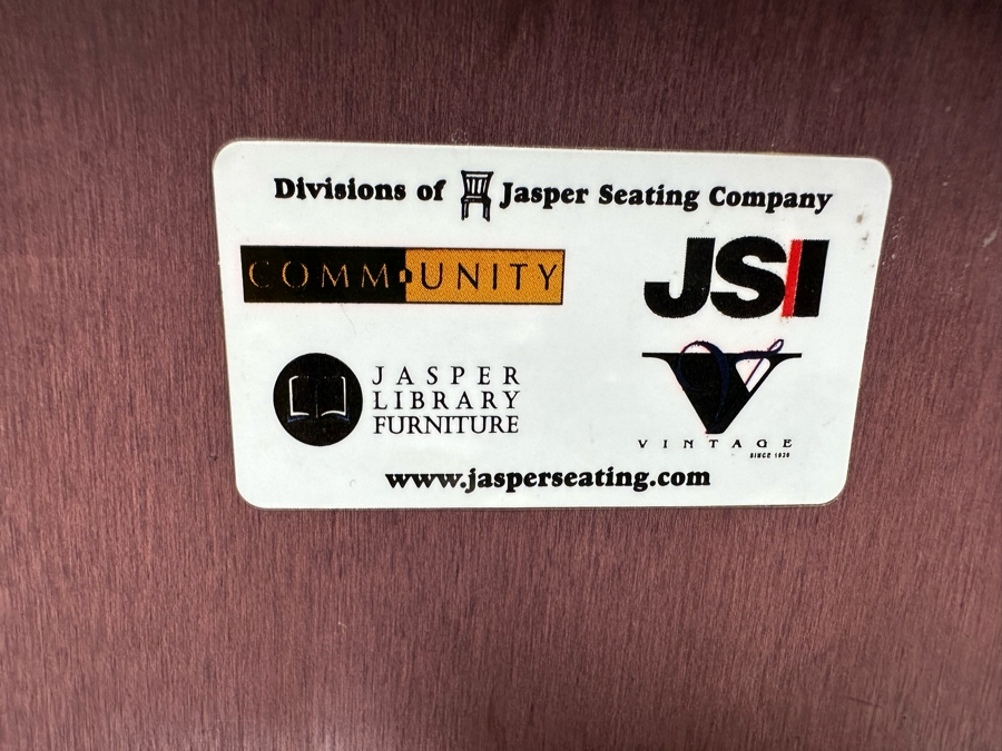 Set Of Nine Vintage Bent Plywood And Chrome Stacking Chairs By Jasper Seating Company Community / Jasper Library Furniture [Photo 13]