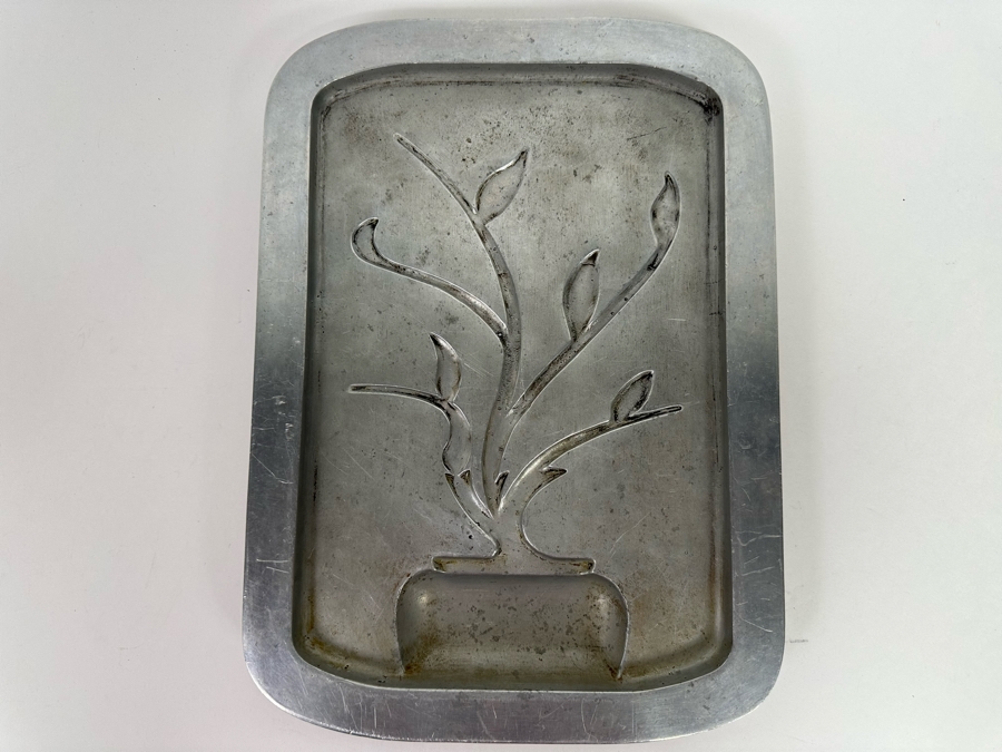 Vintage American Healthcraft Footed Aluminum Sizzling Platter 10.5 X 15 [Photo 2]