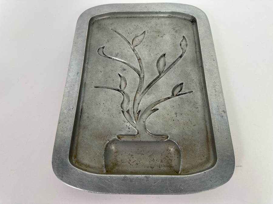 Vintage American Healthcraft Footed Aluminum Sizzling Platter 10.5 X 15 [Photo 3]