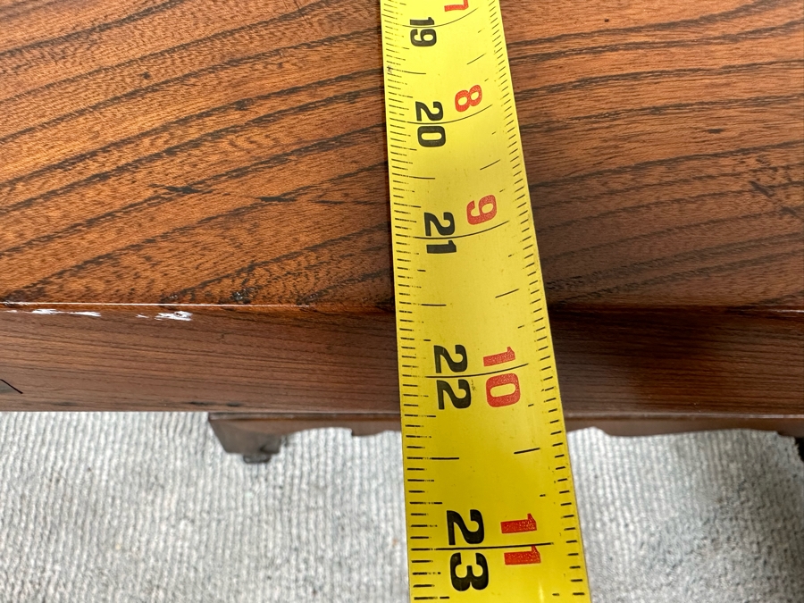 Vintage Japanese Wooden Hibachi Coffee Table 30W X 22D X 17.5H [Photo 13]