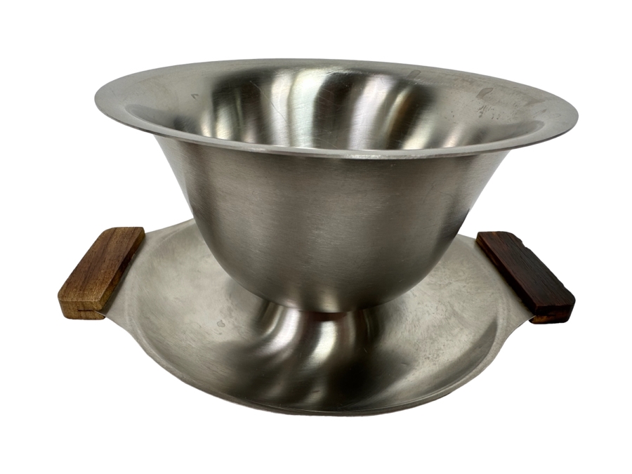 Mid-Century Stainless Steel Gravy Boat Japan 7.5W