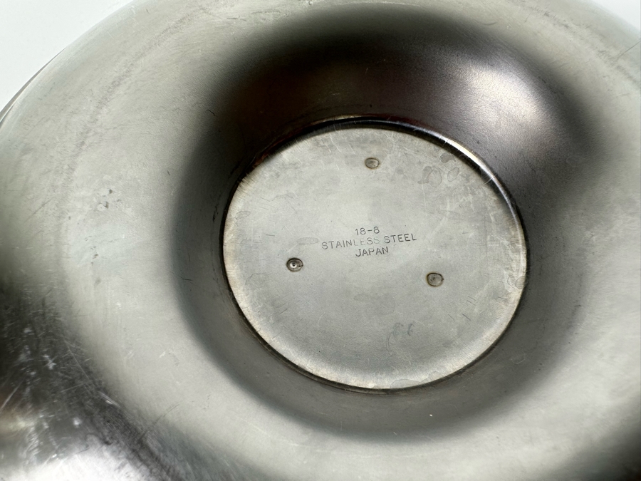 Mid-Century Stainless Steel Gravy Boat Japan 7.5W [Photo 3]