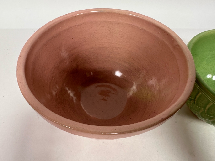 Pair Of Vintage McCoy Pottery Bowls 7W And 6W [Photo 7]