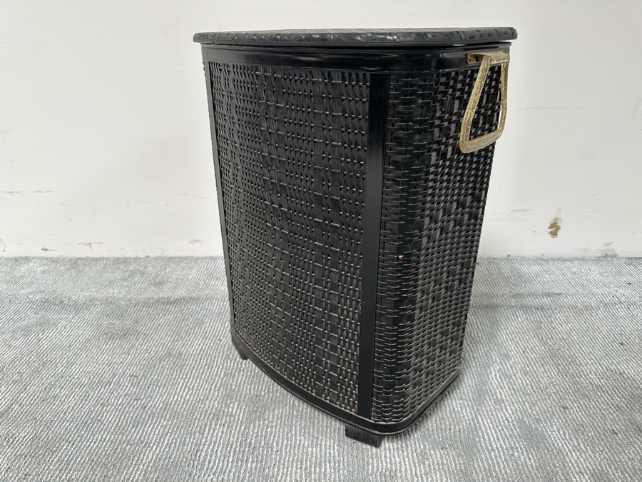 Vintage Mid-Century Pearl-Wick Hamper 19W X 11D X 25H [Photo 3]