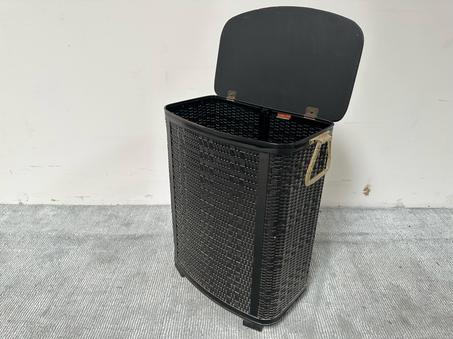 Vintage Mid-Century Pearl-Wick Hamper 19W X 11D X 25H [Photo 6]