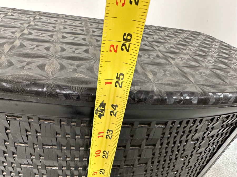 Vintage Mid-Century Pearl-Wick Hamper 19W X 11D X 25H [Photo 11]