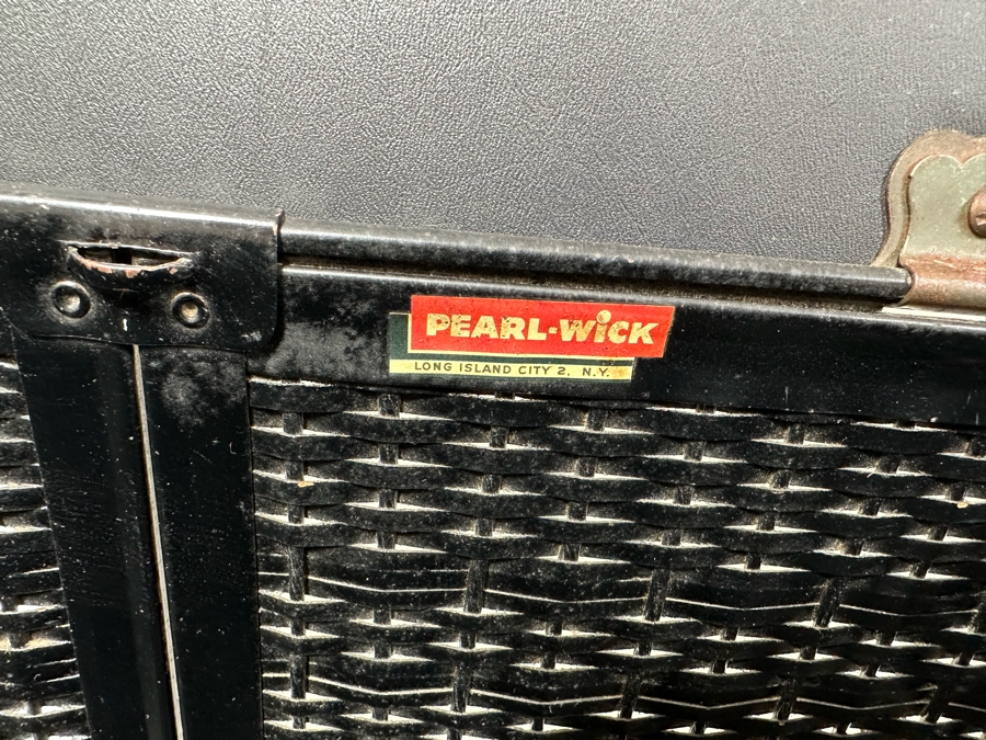 Vintage Mid-Century Pearl-Wick Hamper 19W X 11D X 25H [Photo 8]