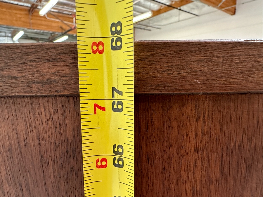 Mid-Century Modern Bassett Furniture China Display Cabinet From The Third Dimension Series 50W X 16D X 68H [Photo 17]