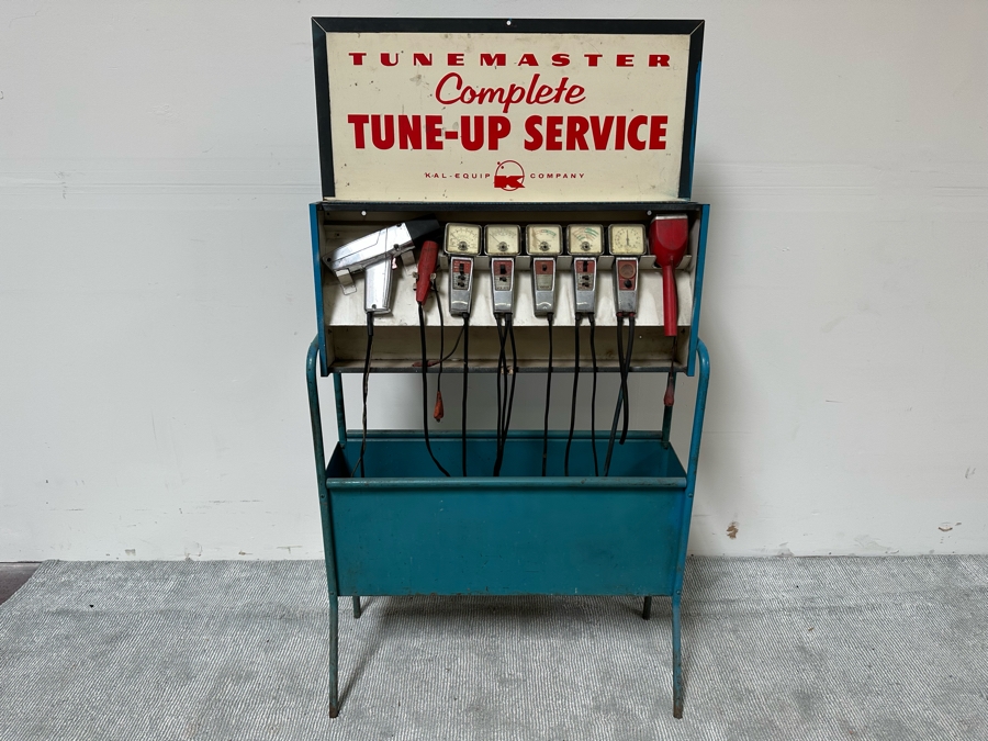 Tunemaster Complete Tune-Up Service Station Metal Cabinet By Kal-Equip Company 32W X 10D X 60H [Photo 3]