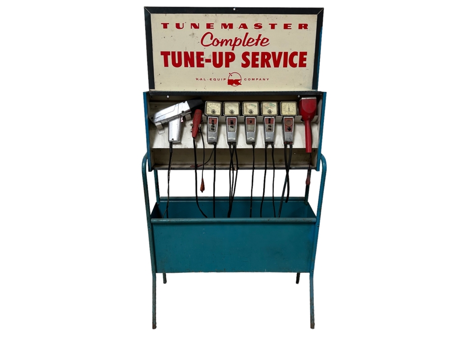 Tunemaster Complete Tune-Up Service Station Metal Cabinet By Kal-Equip Company 32W X 10D X 60H