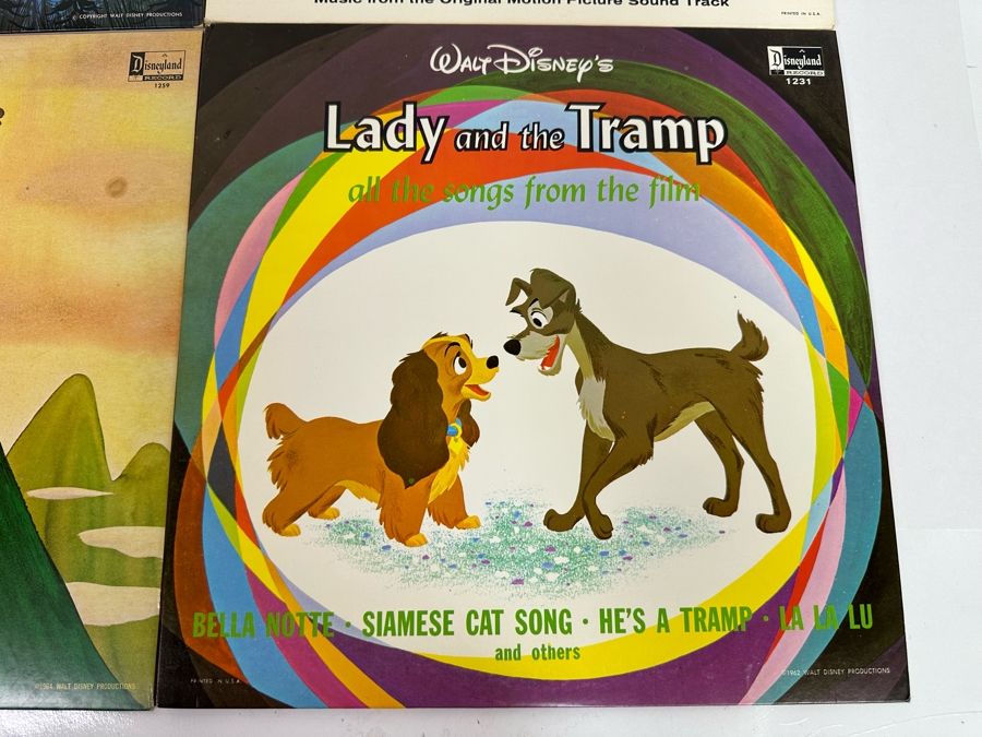 Four Vintage Walt Disney Disneyland Records [Photo 5]