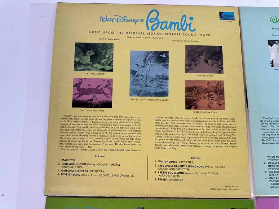 Four Vintage Walt Disney Disneyland Records [Photo 8]