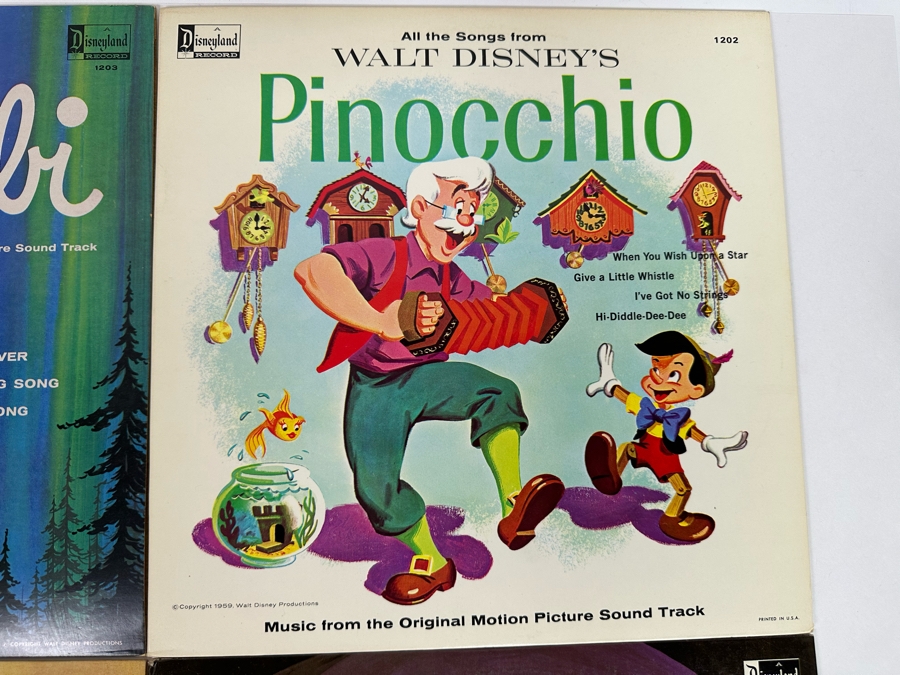 Four Vintage Walt Disney Disneyland Records [Photo 4]