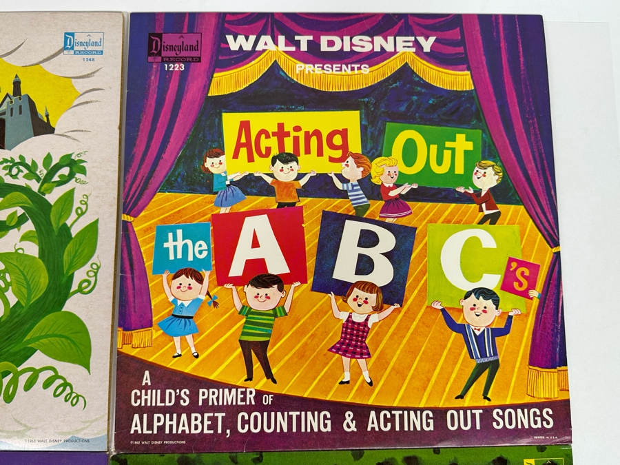 Four Vintage Walt Disney Disneyland Records [Photo 3]