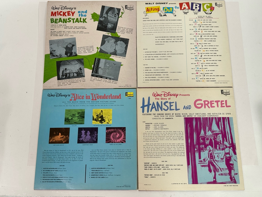 Four Vintage Walt Disney Disneyland Records [Photo 6]