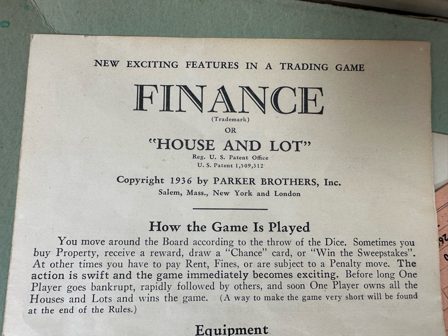 ‌Vintage Board Game Lot: Sorry!, Bulls And Bears, Finance [Photo 12]