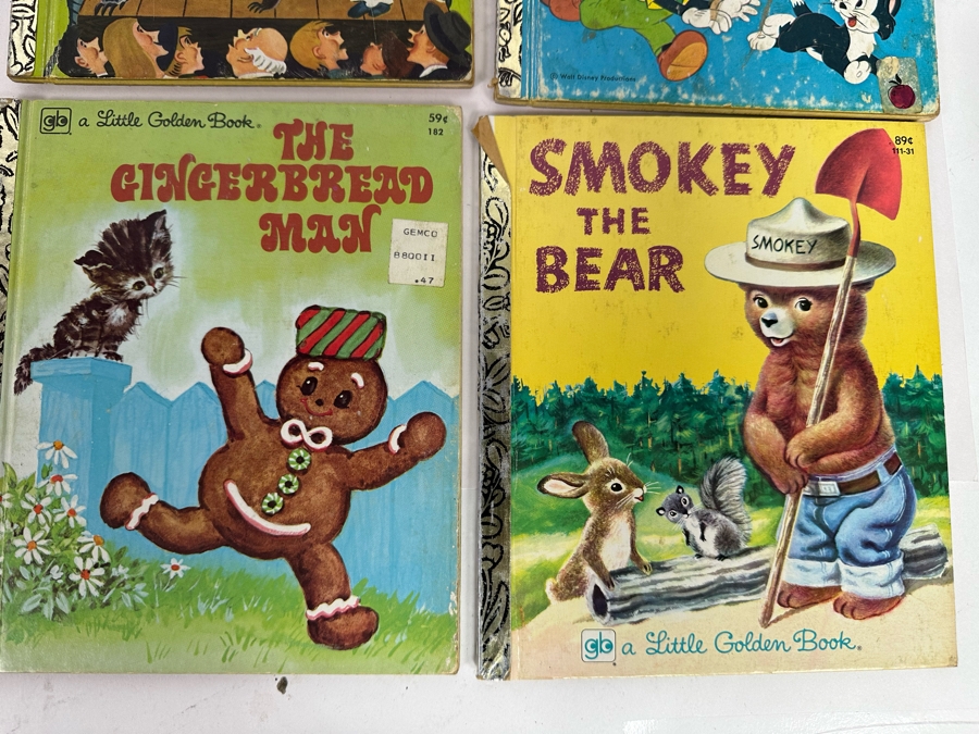 Collection Of Vintage Kids Books Little Golden Books Including Walt Disney Books - See Photos [Photo 10]