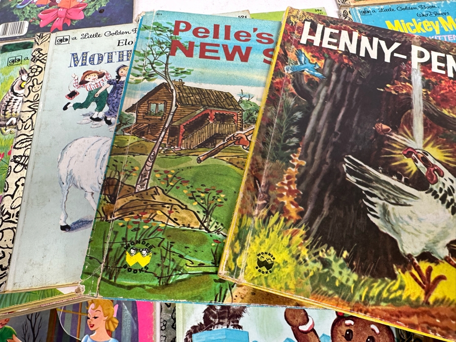 Collection Of Vintage Kids Books Little Golden Books Including Walt Disney Books - See Photos [Photo 15]