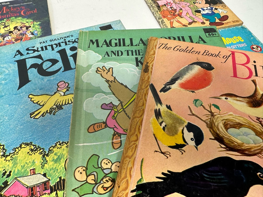 Collection Of Vintage Kids Books Little Golden Books Including Walt Disney Books - See Photos [Photo 13]