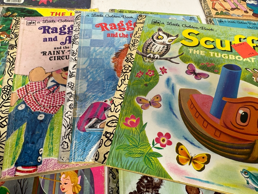Collection Of Vintage Kids Books Little Golden Books Including Walt Disney Books - See Photos [Photo 16]