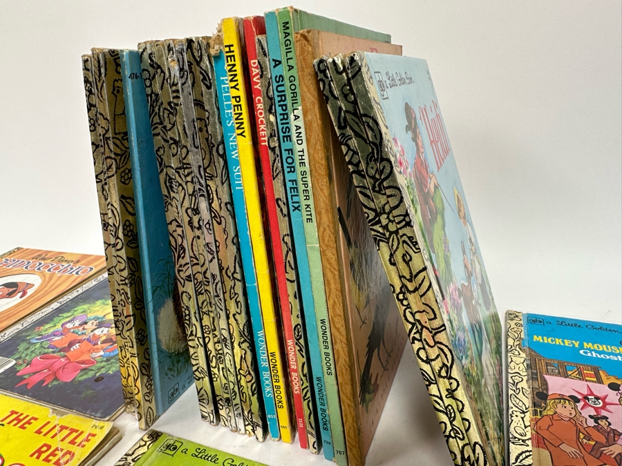 Collection Of Vintage Kids Books Little Golden Books Including Walt Disney Books - See Photos [Photo 11]