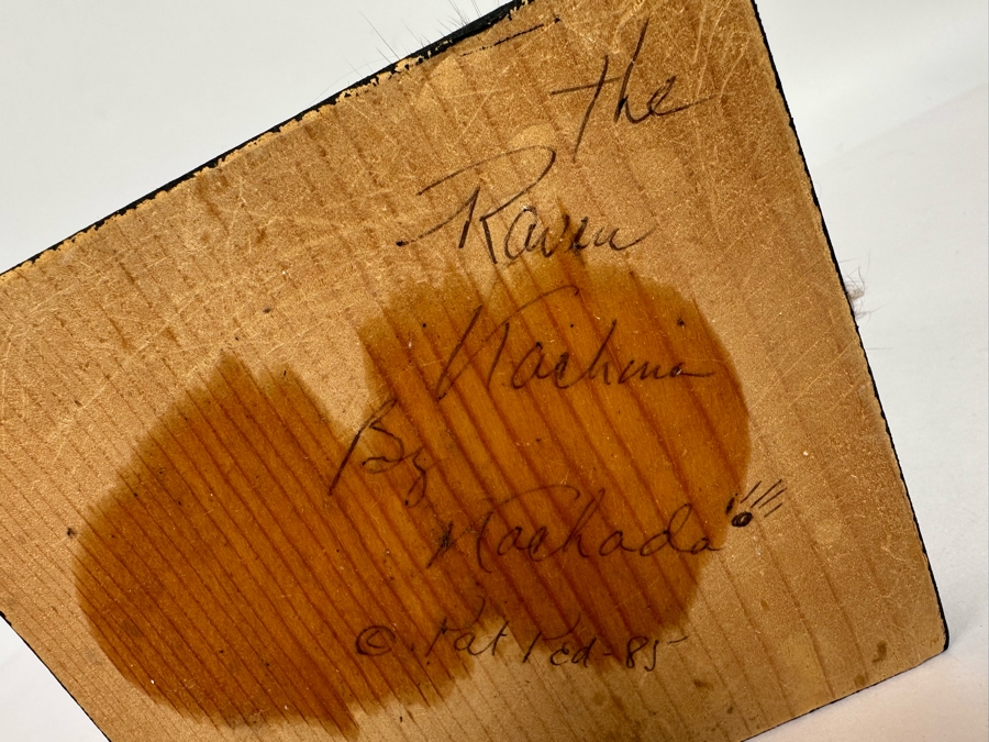 Vintage Signed Native American Kachina Doll By Kachada With Removable Mask 15.5H [Photo 17]