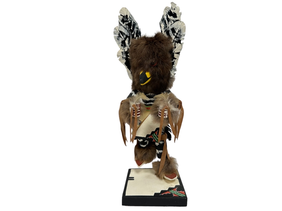 Vintage Signed Native American Kachina Doll By Kachada With Removable Mask 15.5H [Photo 1]