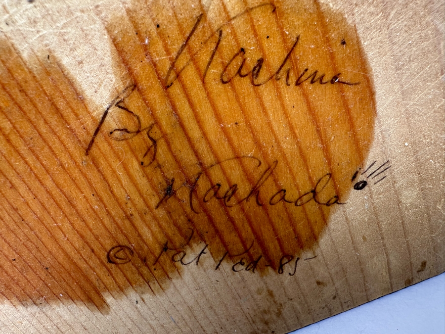 Vintage Signed Native American Kachina Doll By Kachada With Removable Mask 15.5H [Photo 18]