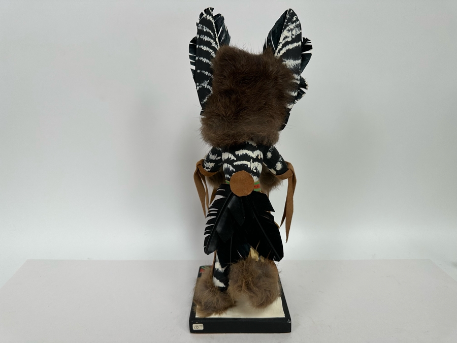 Vintage Signed Native American Kachina Doll By Kachada With Removable Mask 15.5H [Photo 14]