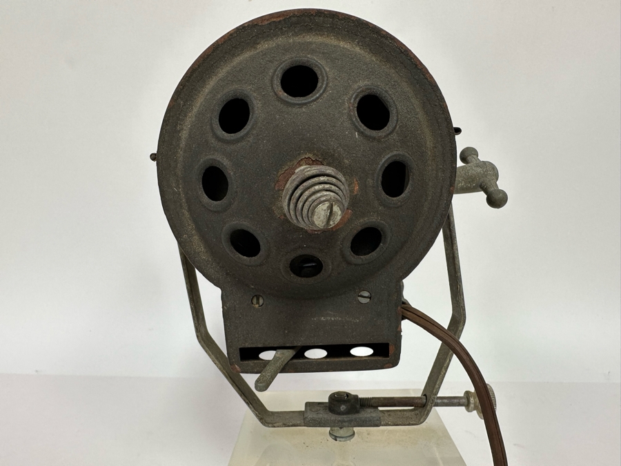 Vintage Metal Stage Light On A Lucite Stand Working 7W X 4D X 10H [Photo 7]